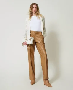 Cardigan Mit Durchbruchmuster Und Pailletten