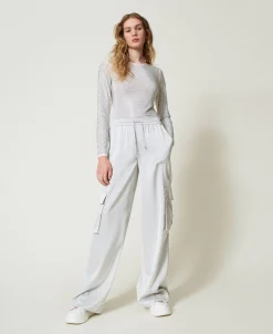 Cargohose Aus Satin