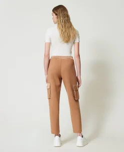Cargohose Aus Scuba Und Satin