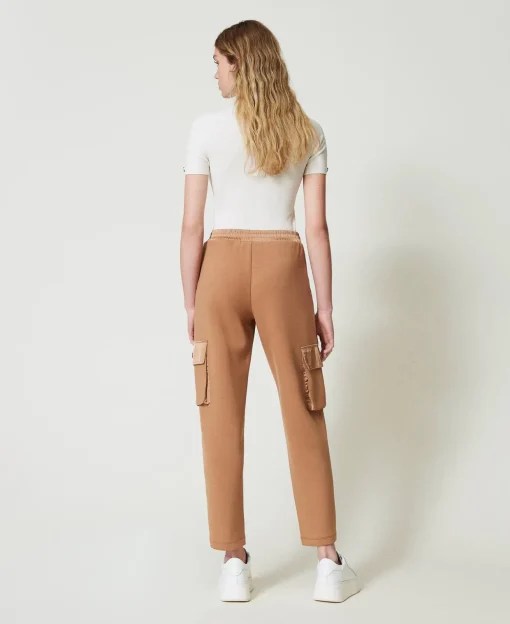 Cargohose Aus Scuba Und Satin