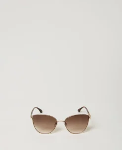 Cat-Eye-Sonnenbrille Aus Stahl