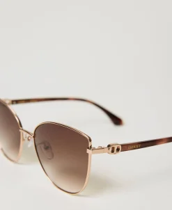 Cat-Eye-Sonnenbrille Aus Stahl