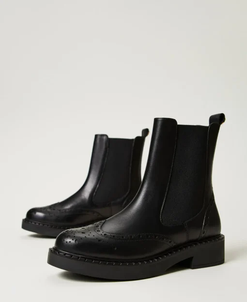 Chelsea-Boot Aus Leder