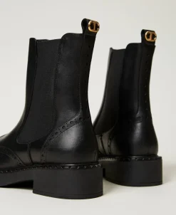Chelsea-Boot Aus Leder