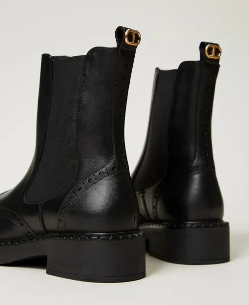 Chelsea-Boot Aus Leder