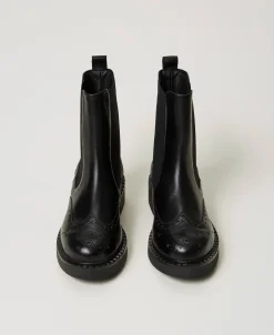 Chelsea-Boot Aus Leder