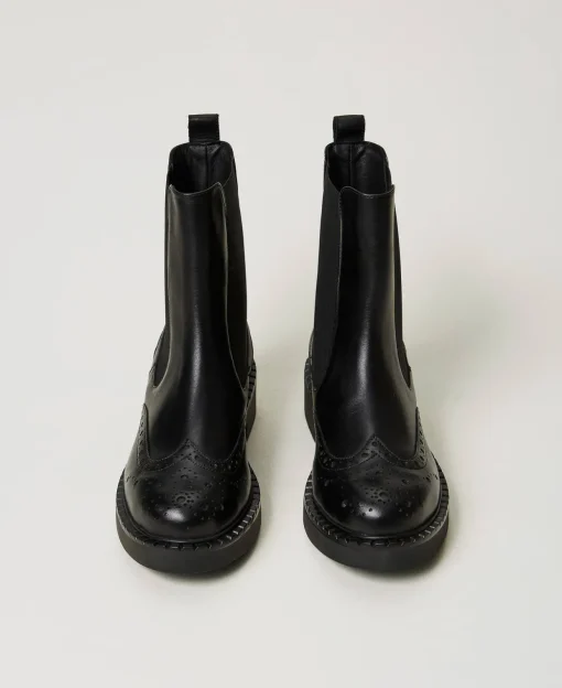 Chelsea-Boot Aus Leder
