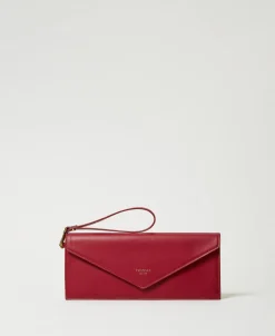 Clutch Aus Leder Mit Logo