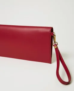 Clutch Aus Leder Mit Logo