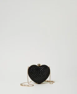 Clutch „Coup De Coeur“ Aus Besticktem Samt