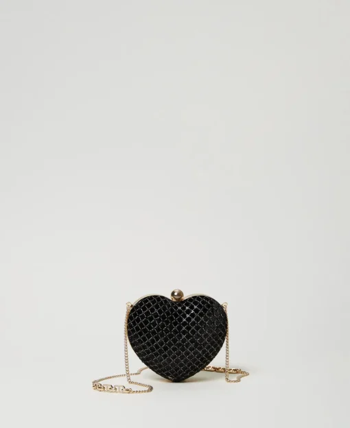 Clutch „Coup De Coeur“ Aus Besticktem Samt