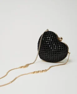 Clutch „Coup De Coeur“ Aus Besticktem Samt