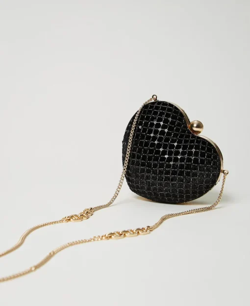Clutch „Coup De Coeur“ Aus Besticktem Samt