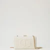 Clutch Mit Perlen Und „Oval T“