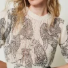 Cropped-Pullover Aus Wolle-Mohair-Mischung