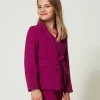 Einreihiger Blazer Mit Gürtel