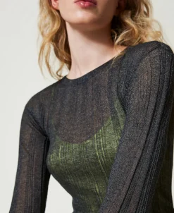 Figurbetontes Maxikleid Im Rippenstrick