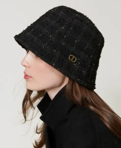 Fischerhut Aus Bouclé Mit Oval T