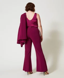 Flare-Hose Mit „Oval T“-Kettchen
