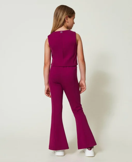 Flare-Hose Mit Schlitz