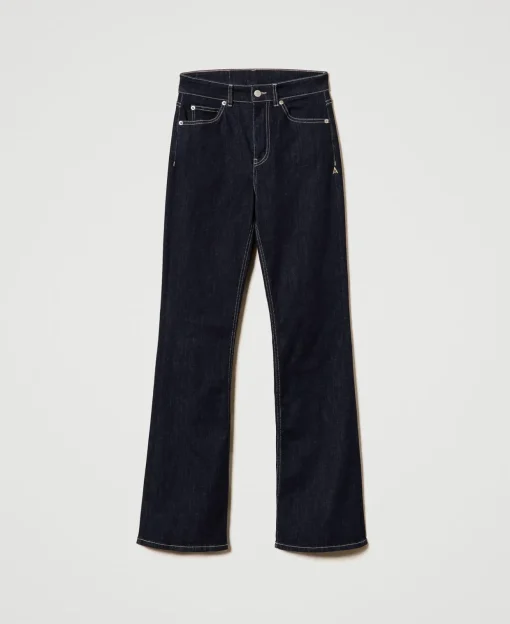 Flare-Jeans Mit Fünf Taschen