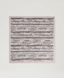 Georgettetuch Mit Schlangenprint
