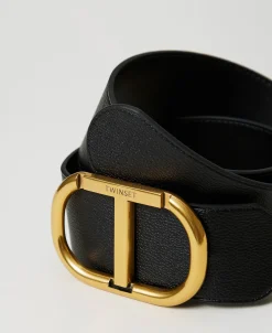 Gürtel Mit „Oval T“-Maxischnalle