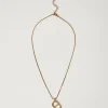 Halskette Mit Floralem Oval T