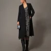 Handbesticktes Midikleid Aus Tüll
