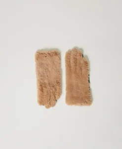 Handschuhe Aus Pelzimitat