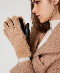 Handschuhe Aus Pelzimitat
