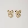 Herzohrringe Mit Strass Und Oval T