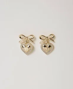Herzohrringe Mit Strass Und Oval T