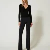 High-Waist-Hose Mit Flare-Fit