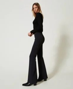 High-Waist-Hose Mit Flare-Fit