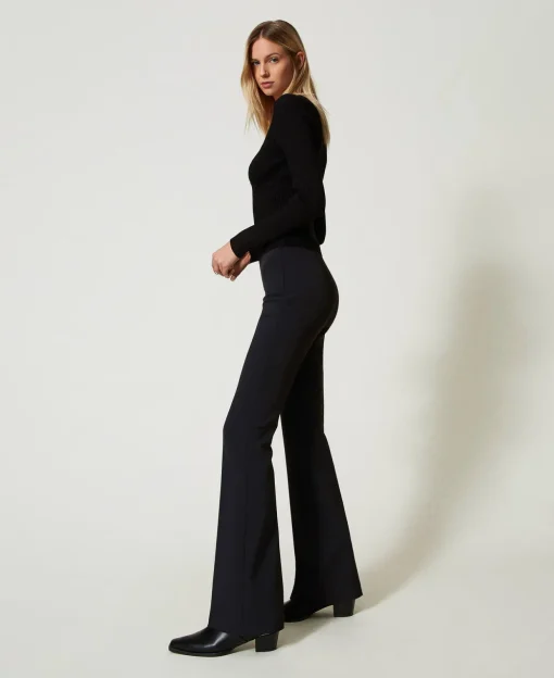 High-Waist-Hose Mit Flare-Fit