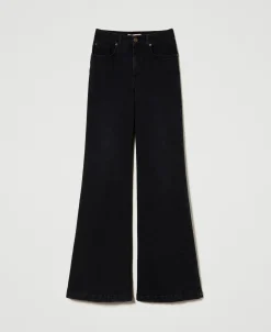 High-Waist-Jeans Mit Flare-Fit