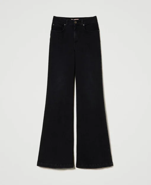 High-Waist-Jeans Mit Flare-Fit