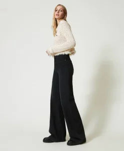 High-Waist-Jeans Mit Flare-Fit