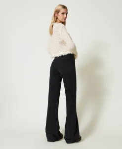 High-Waist-Jeans Mit Flare-Fit