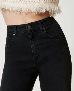 High-Waist-Jeans Mit Flare-Fit