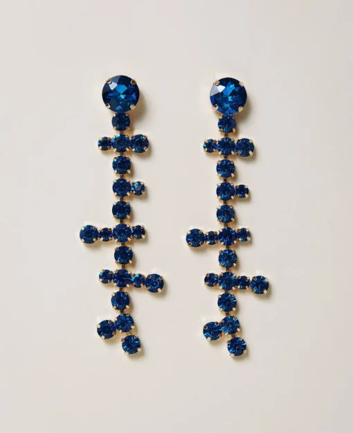 Hängeohrringe Mit Strass