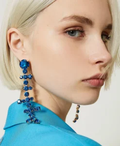 Hängeohrringe Mit Strass