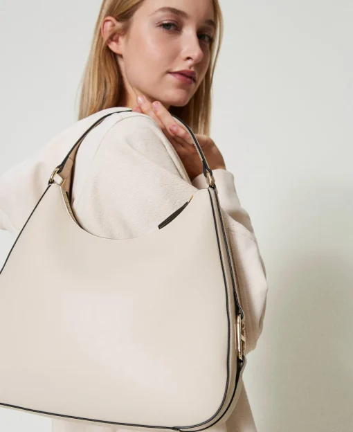 Hobo-Bag Mit „Oval T“-Schnalle