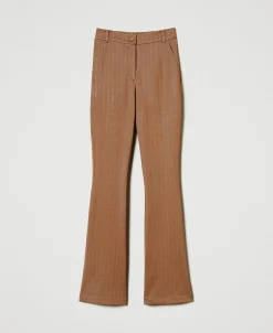Hose Aus Jacquard-Scuba