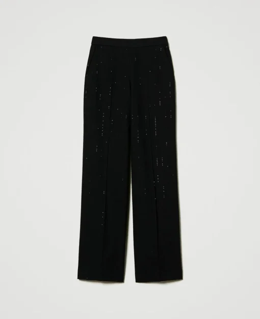 Hose Aus Tuch Mit Pailletten