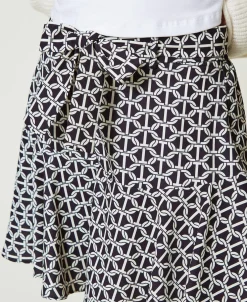 Hosenrock Aus Crêpe De Chine Mit Print
