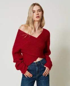 2-in-1-Pullover Aus Mohairmischung