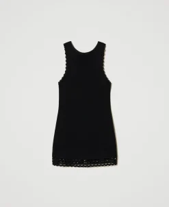 2-in-1-Stricktop Mit Lochmuster