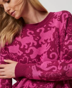 Jacquardpullover Aus Treeblend-Garn
